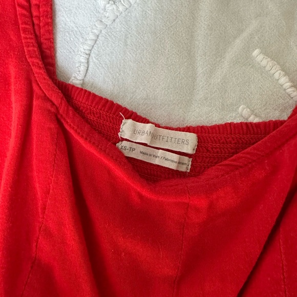 Urban Outfitters red long sleeve top (XS) - Picture 3 of 3
